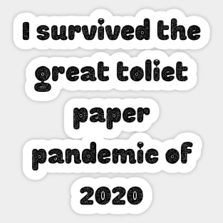 Toliet Paper Sticker